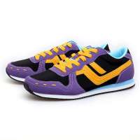 VANCL凡客诚品 亮动飞翔复古跑步鞋(女款) 黑紫色 35