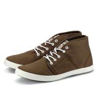 VANCL凡客诚品 英式格调高帮帆布鞋 橄榄绿 43