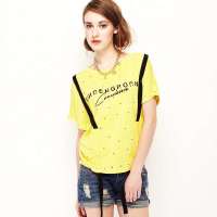 VANCL凡客诚品 Street假背带短袖T恤 黄色 M