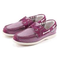 VANCL凡客诚品 艺术拼接帆船鞋 枣红色 40