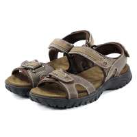 VANCL凡客诚品 户外休闲牛皮沙滩凉鞋 古铜色 40