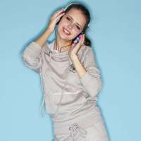 VANCL凡客诚品 Tifa 短款针织带帽卫衣 沙色 S