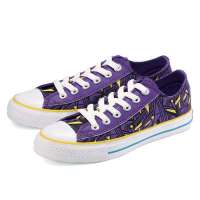 VANCL凡客诚品 Cool彩绚丽低帮帆布女鞋 紫黑色 38