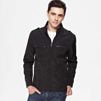 VANCL凡客诚品 城市猎人双层领休闲夹克 黑色 M