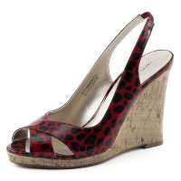 VANCL凡客诚品 华美迷幻坡跟女鞋 红色 39