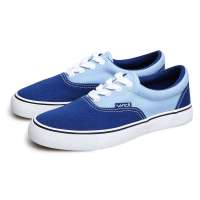 VANCL凡客诚品 Street culture系带款低帮帆布鞋(女款) 蓝浅蓝色 35