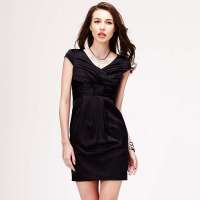 VANCL凡客诚品 华丽修身礼服裙 黑色 XL