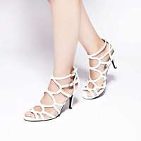 VANCL凡客诚品 华丽镂空高跟女鞋 白色 39