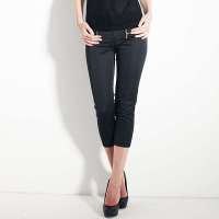 VANCL凡客诚品 Jasmines时尚拉链七分裤 黑色 S