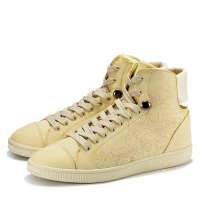 VANCL凡客诚品 绚丽高帮时尚休闲女鞋 鹅黄色 39