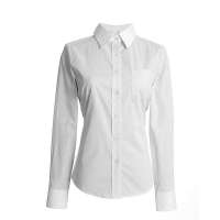 VANCL凡客诚品 时尚白领超细条女式衬衣 灰条 S