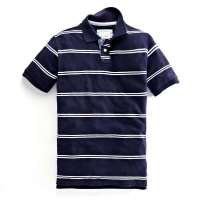 VANCL凡客诚品 经典细条休闲polo衫 藏青条 L