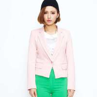 VANCL凡客诚品 [elegant]别致胸针短款西服 嫣粉色 XL