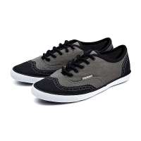 VANCL凡客诚品 复古炫影女子低帮帆布鞋 橄榄绿色 34