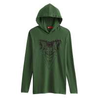 VANCL凡客诚品 [VT]长袖印花T恤  动物系列(6) 橄榄绿色 M