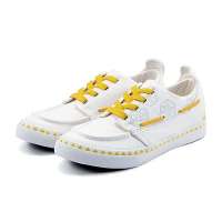 VANCL凡客诚品 俏丽格调帆船鞋 米白 34