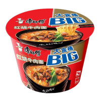 康师傅红烧牛肉大食桶(整箱)