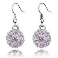 YOUR-D奥地利水晶耳环--娇滴滴(紫罗兰)