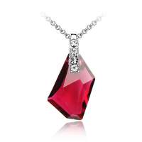 YOUR-D奥地利水晶项链-爱的诺言（紫红）