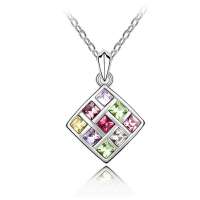 YOUR-D奥地利水晶项链--爱情魔方（彩色）