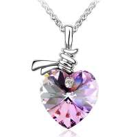 YOUR-D奥地利水晶项链—全心全意(紫光)