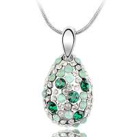 YOUR-D奥地利水晶项链----仙客来(绿蛋白)