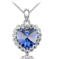 YOUR-D绝美水晶项链-海洋之心 让爱伴你一生 送爱人