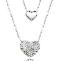 YOUR-D水晶项链--相依相守(白色)