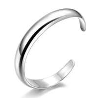 YOUR-DS990纯银手镯 12克 光面简约开口镯