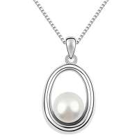 YOUR-D奥地利珍珠项链--守护天使(白色)