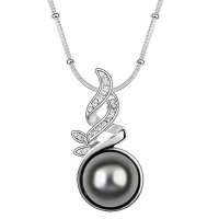 YOUR-D奥地利珍珠项链--万物生(深灰)