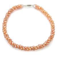 YOUR-D粉色幸福DNA-天然淡水珍珠项链