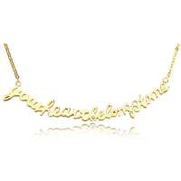 YOUR-D独一无二南非真钻超长个性字母链-爱的宣言篇“ 你心属于我”