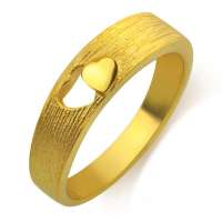 周生生 黄金(足金)通心婚嫁戒指 15# 20370r (5.3克)