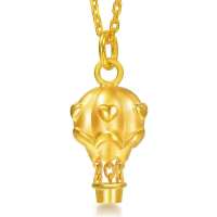 周生生 黄金(足金)冒险乐园铃铛款-氢气球吊坠 81418p