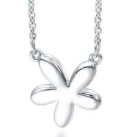 周生生 Pt950铂金花仔项链 45厘米 79703n (4.8克)