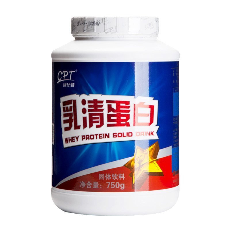 [苏宁易购超市 第2件0元]康比特牌 乳清蛋白固体饮料(香草味)750g/桶