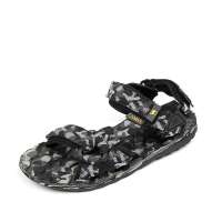 CAMEL骆驼2012夏季黑灰男款户外休闲沙滩凉鞋112036602HH 42