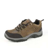 CAMEL骆驼土黄色磨砂牛皮男式登山鞋2205001 42