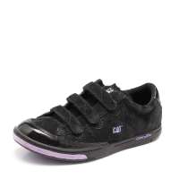 Cat 卡特秋冬活力黑色反毛皮女鞋P3043239C 40