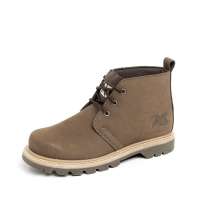 Cat 卡特秋冬卡其色头层牛皮男靴P705339C4C 41