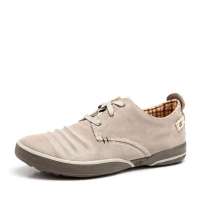 Cat 卡特2012年春夏灰色牛皮休闲男鞋P711057 41