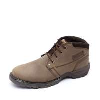 Cat 卡特2012年秋冬棕色牛皮男休闲靴P712871 42