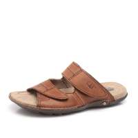 Cat 卡特2012年春夏棕色头层皮男凉鞋P713802 41