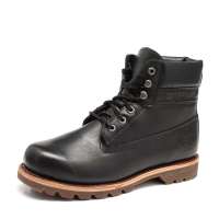 Cat 卡特男子黑色头层牛皮休闲鞋P714394 42