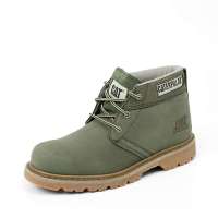 Cat 卡特2012年秋冬绿色牛皮男户外靴P714611 40