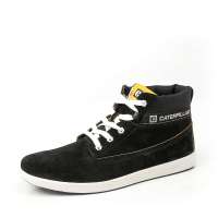 Cat 卡特2012年秋冬黑色猪皮/织物男休闲靴P715266 41