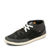 Cat 卡特2012年秋冬黑色猪皮/织物男休闲靴P715283 42