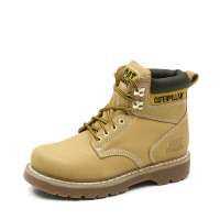 Cat 卡特秋冬黄色头层牛皮/合成革男靴PWC74010-940C4C 41