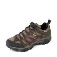 Merrell 迈乐2012年秋冬棕色/紫红牛皮/织物女徒步鞋R355666 36